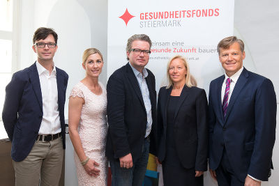 v.l.n.r.: Strohmeier, Bischof, Drexler, Nussbaum, Schörghofer © Gesundheitsfonds v.l.n.r.: Strohmeier, Bischof, Drexler, Nussbaum, Schörghofer © Gesundheitsfonds