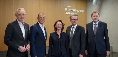 v.l.n.r.: Riegler, Muchitsch, Getzinger, Drexler, Marhold © Universalmuseum Joanneum/N. Lackner v.l.n.r.: Riegler, Muchitsch, Getzinger, Drexler, Marhold © Universalmuseum Joanneum/N. Lackner