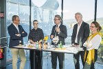 v.l.n.r.: UMJ-GF Wolfgang Muchitsch, Kunsthaus-Leiterin Barbara Steiner, LR Christopher Drexler, StR Günter Riegler, UMJ-GF Alexia Getzinger © Stadt Graz/Fischer v.l.n.r.: UMJ-GF Wolfgang Muchitsch, Kunsthaus-Leiterin Barbara Steiner, LR Christopher Drexler, StR Günter Riegler, UMJ-GF Alexia Getzinger © Stadt Graz/Fischer